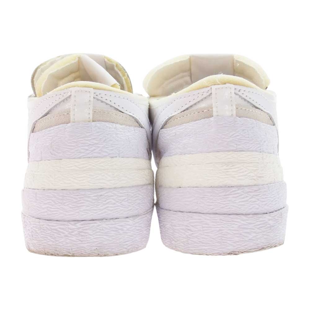 NIKE ナイキ DM6443-100 × sacai サカイ BLAZER LOW ブレーザー ロー スニーカー ホワイト系 29cm【中古】