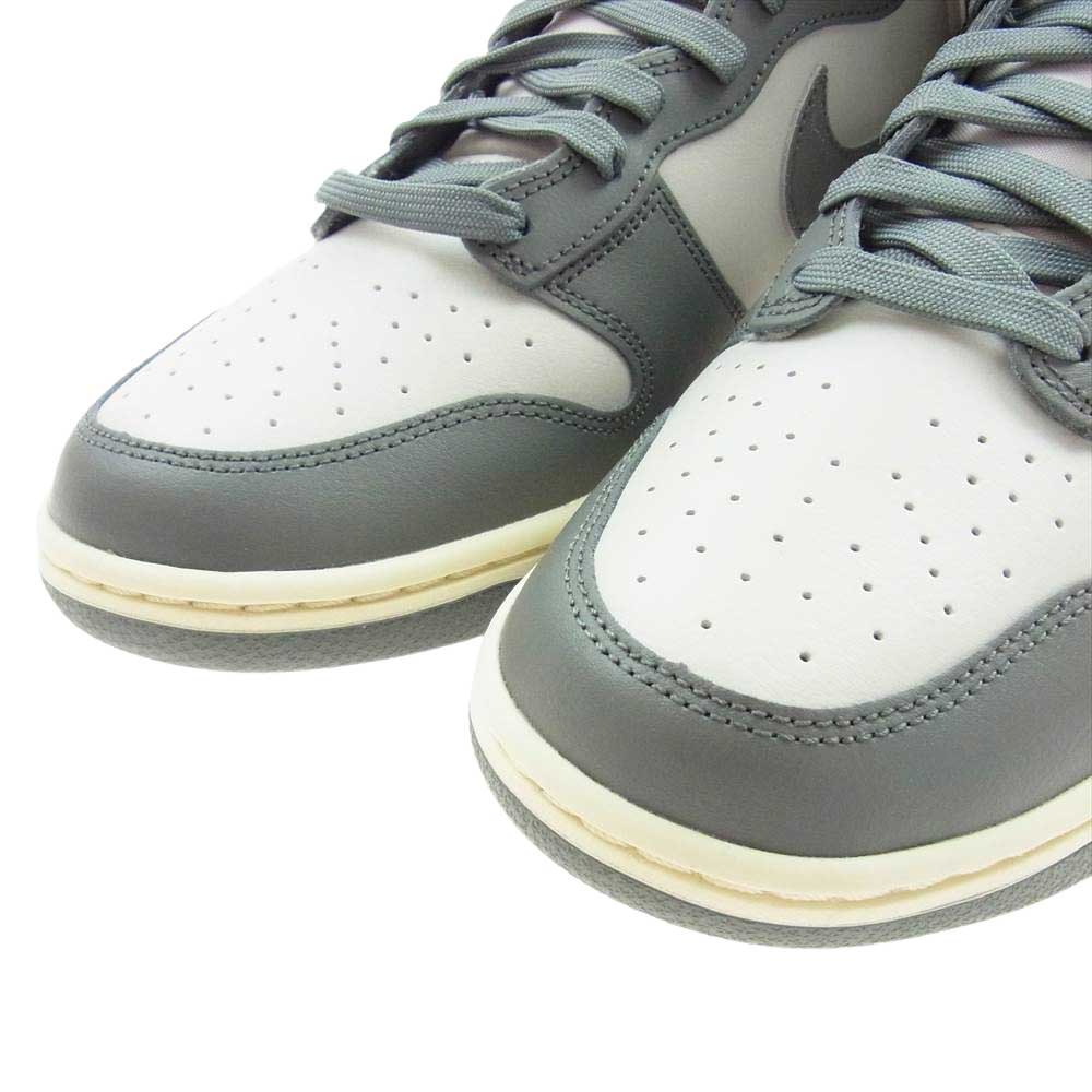 NIKE ナイキ DM0582-001 DUNK HI RETRO SE VNTG ダンク ハイ レトロ SE ヴィンテージ スニーカー グレー系 28.5cm【新古品】【未使用】【中古】