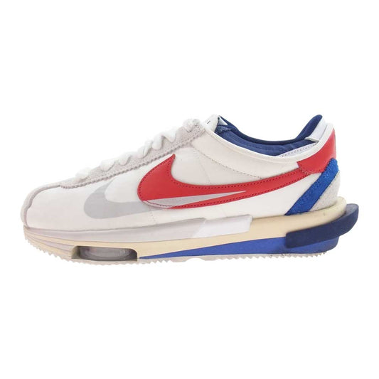 NIKE ナイキ DQ0581-100 × sacai サカイ Zoom Cortez ズーム コルテッツ スニーカー ホワイト系 29cm【中古】