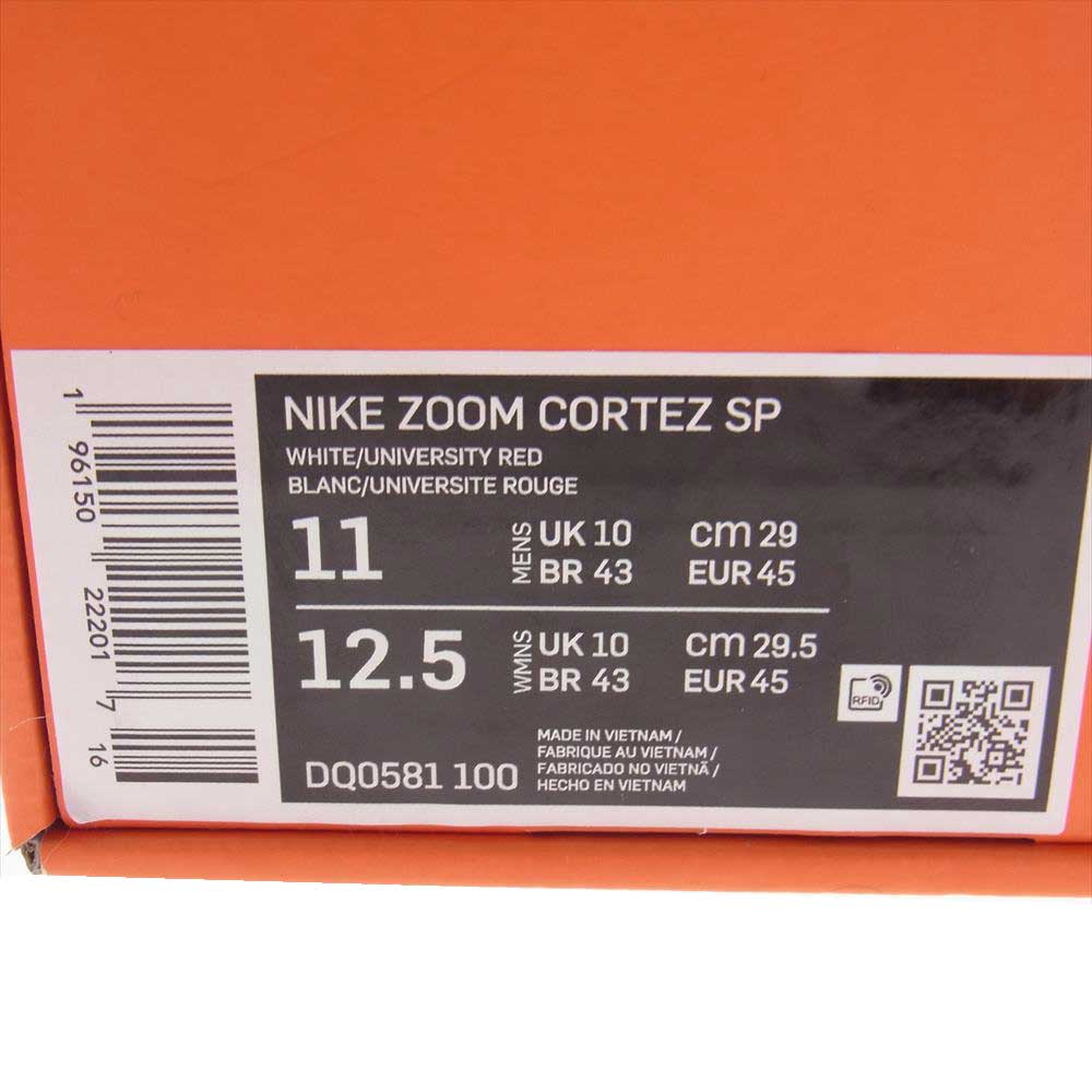 NIKE ナイキ DQ0581-100 × sacai サカイ Zoom Cortez ズーム コルテッツ スニーカー ホワイト系 29cm【中古】