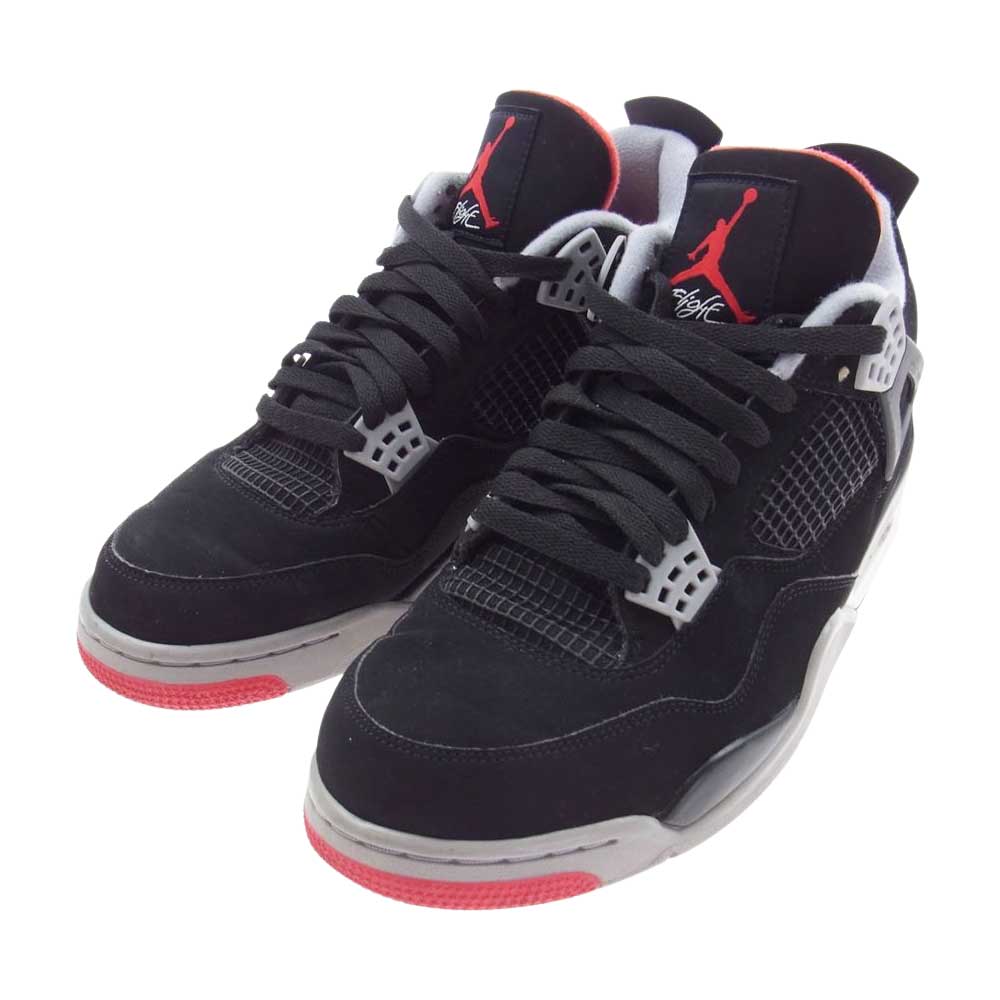 NIKE ナイキ 308497-060  Air Jordan 4 RETRO エアジョーダン 4 レトロ スニーカー  ブラック系 29cm【中古】