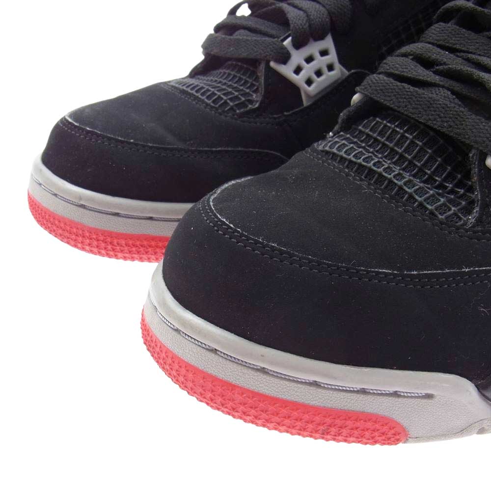 NIKE ナイキ 308497-060  Air Jordan 4 RETRO エアジョーダン 4 レトロ スニーカー  ブラック系 29cm【中古】