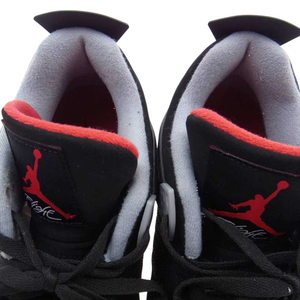 NIKE ナイキ 308497-060  Air Jordan 4 RETRO エアジョーダン 4 レトロ スニーカー  ブラック系 29cm【中古】
