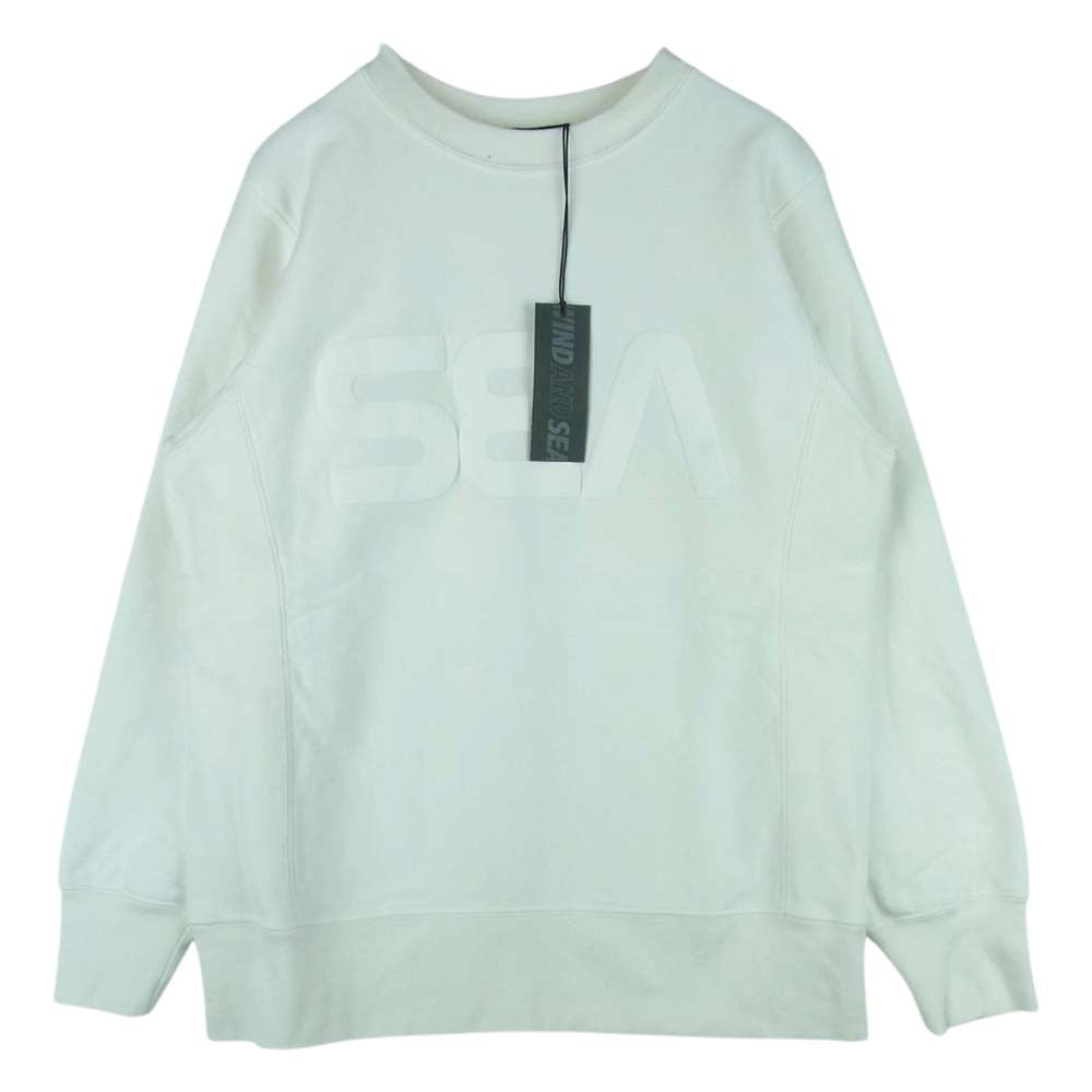 WIND AND SEA ウィンダンシー 20AW WDS-20A-TPS-07 SEA(SPC) SWEAT SHIRT クルーネック スウェット トレーナー ホワイト系 M【中古】
