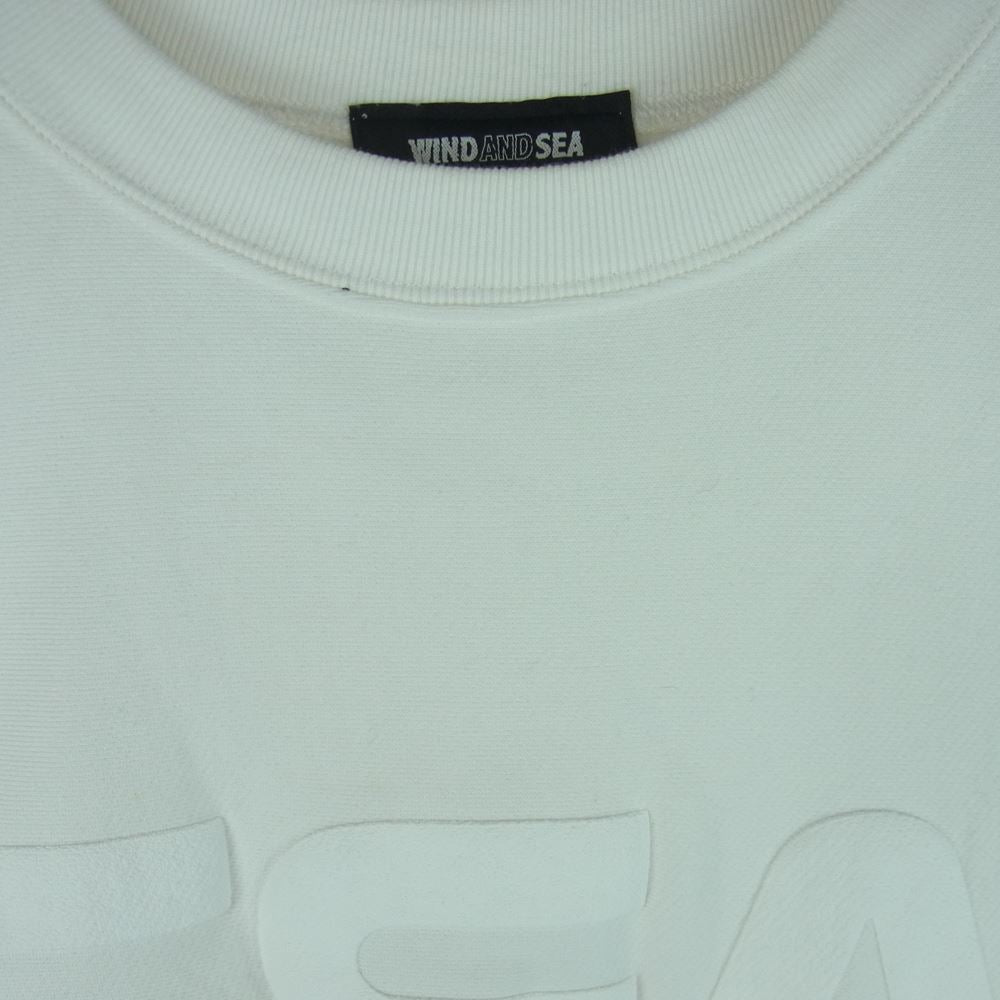 WIND AND SEA ウィンダンシー 20AW WDS-20A-TPS-07 SEA(SPC) SWEAT SHIRT クルーネック スウェット トレーナー ホワイト系 M【中古】