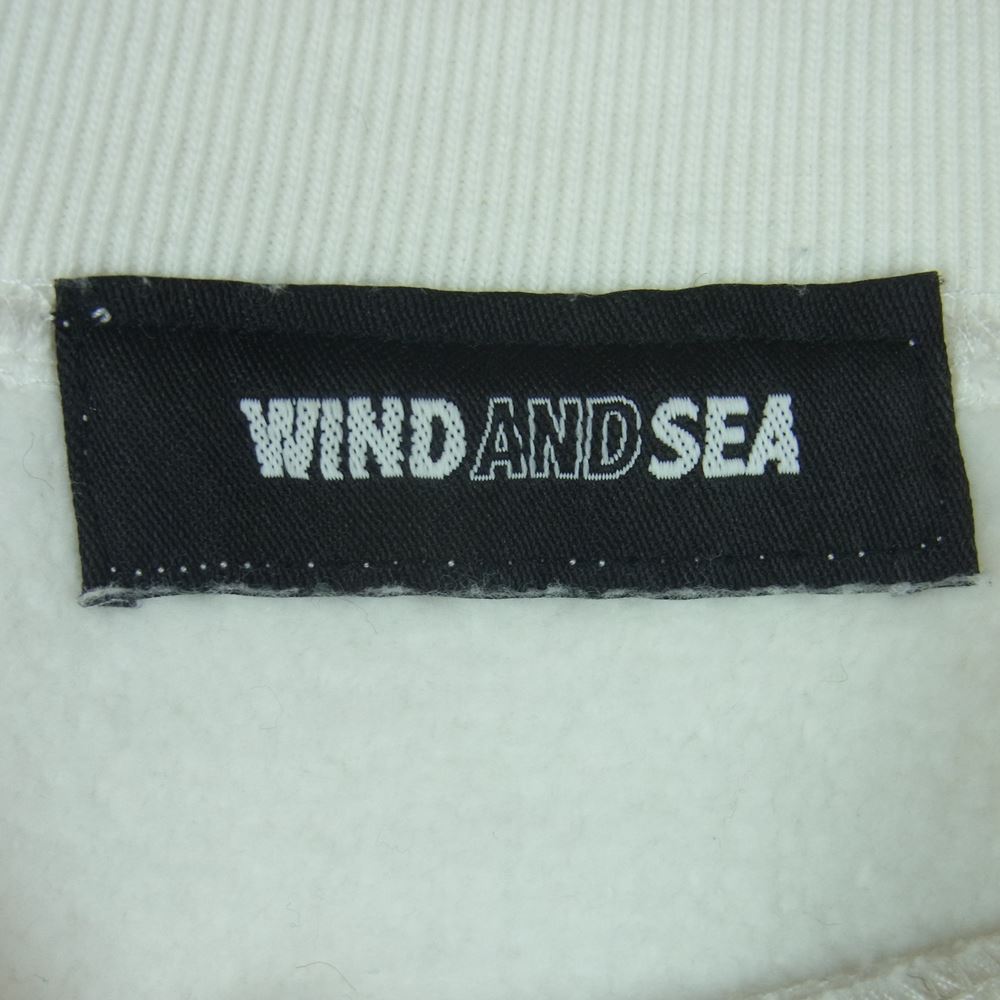 WIND AND SEA ウィンダンシー 20AW WDS-20A-TPS-07 SEA(SPC) SWEAT SHIRT クルーネック スウェット トレーナー ホワイト系 M【中古】