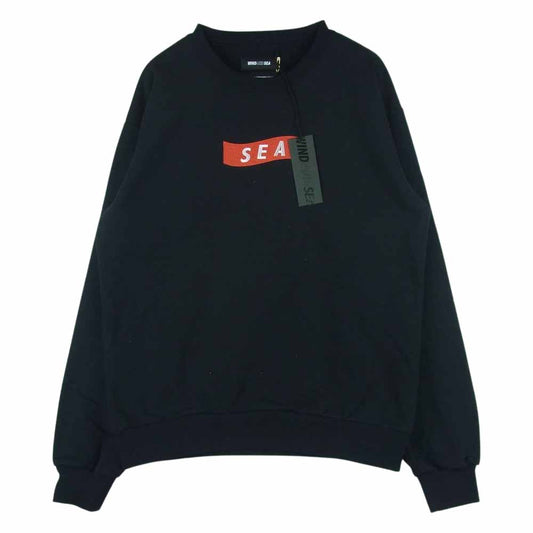 WIND AND SEA ウィンダンシー 21AW WDS-XXX-21A-07 GOD SELECTION XXX X WDS CREWNECK ゴッドセレクション ロゴ刺繍 クルーネック スウェット トレーナー ブラック系 M【中古】