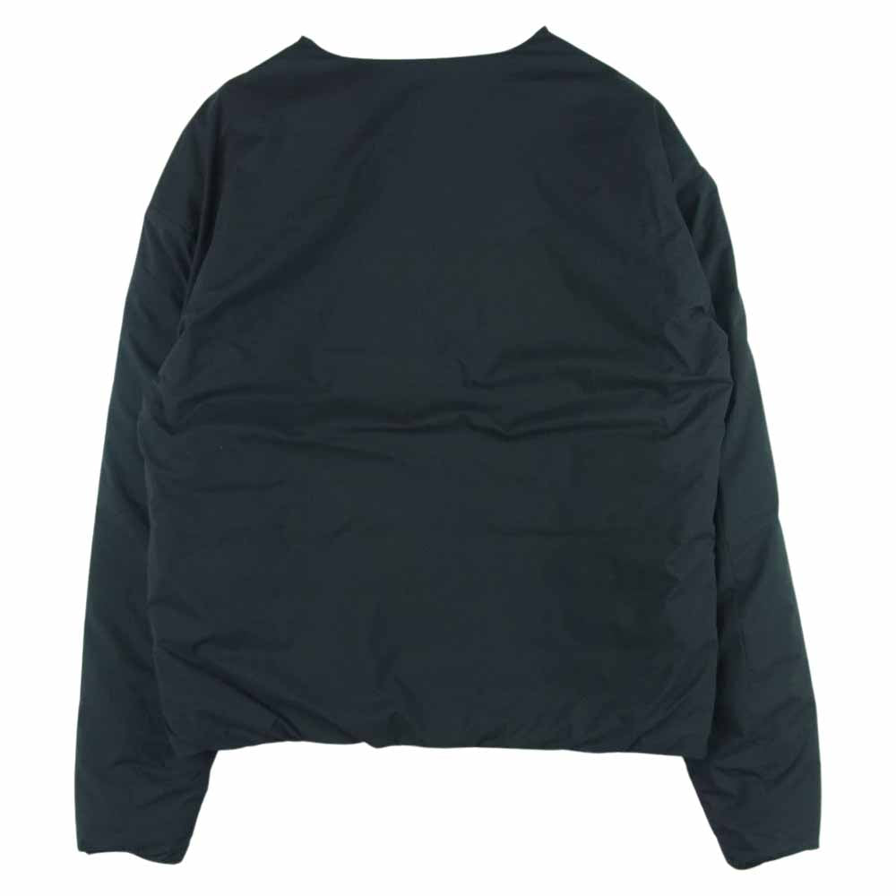 エフシーイー NANGA ナンガ 18AW BEAMS0003 ビームス別注 リバーシブル ノーカラー ダウン ジャケット ブラック系 ダークグレー系 S【中古】
