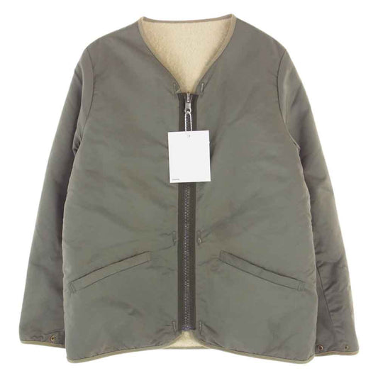 VISVIM ビズビム 16AW 0116205013036 IRIS LINER JKT アイリス リバーシブル ライナー ジャケット カーキ系 オフホワイト系 2【中古】