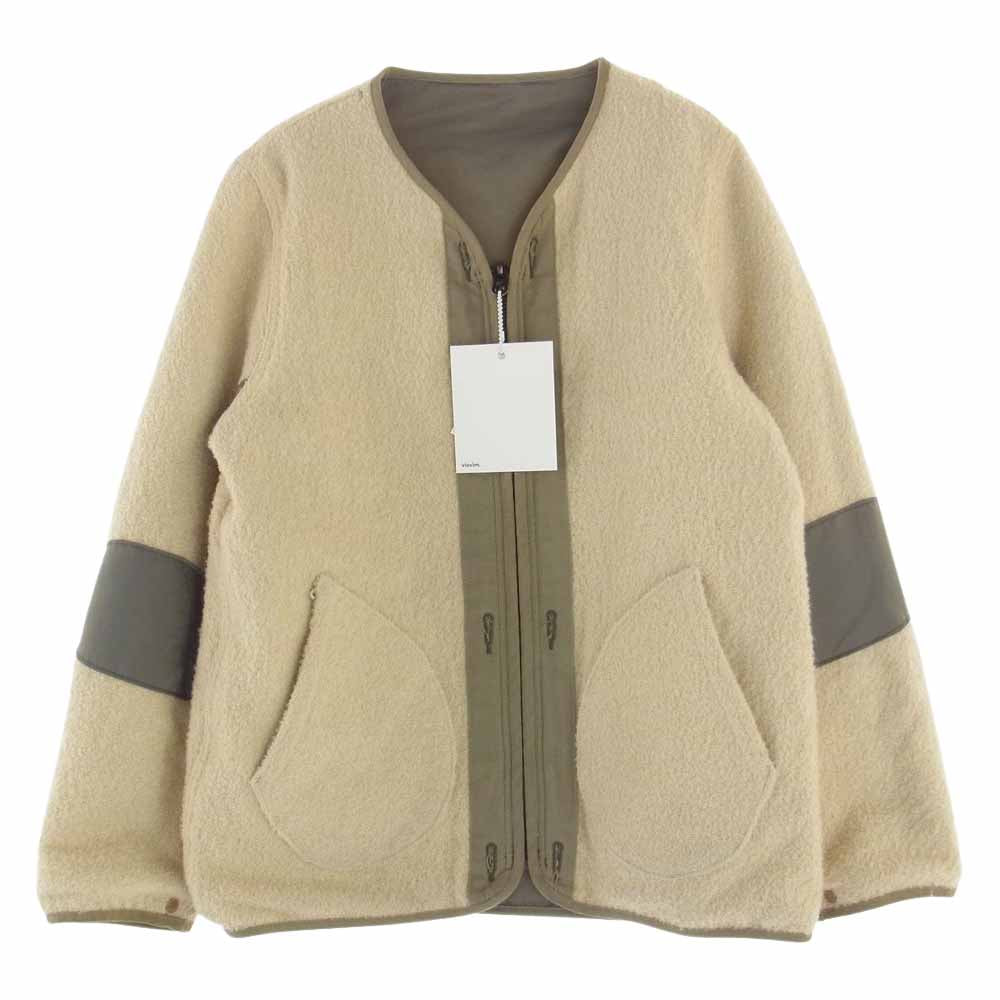 VISVIM ビズビム 16AW 0116205013036 IRIS LINER JKT アイリス リバーシブル ライナー ジャケット カーキ系 オフホワイト系 2【中古】