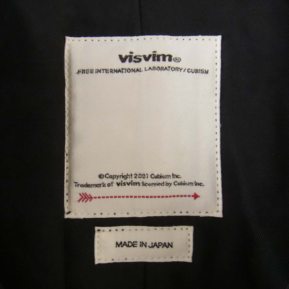 VISVIM ビズビム 18AW 0118205013029 COACH JKT 泥染 コーチジャケット ブラック系 1【中古】