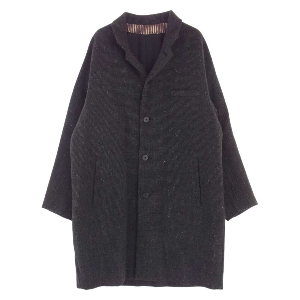 VISVIM ビズビム 21AW 0121205013011 HAMMONS COAT TWEED ハモンズ ツイード チェスターコート ダークグレー系 1【中古】
