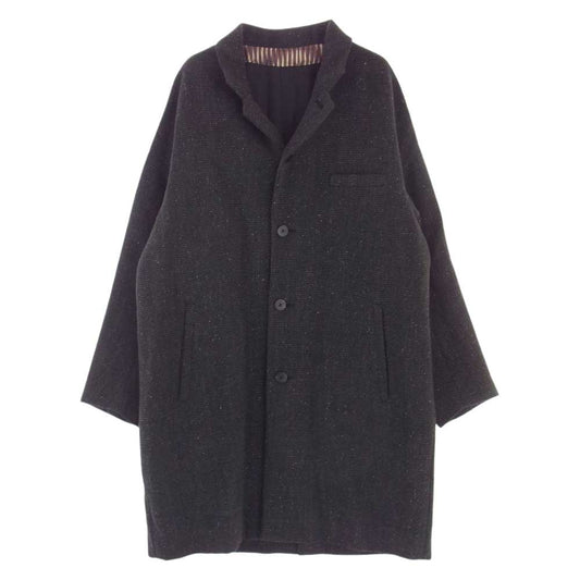 VISVIM ビズビム 21AW 0121205013011 HAMMONS COAT TWEED ハモンズ ツイード チェスターコート ダークグレー系 1【中古】
