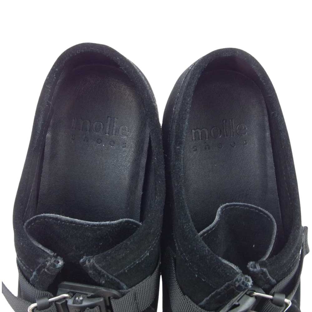 モールシューズ MLS210301-7 BELTED TIROLIAN SHOES ベルテッド チロリアンシューズ ブラック系 US9【美品】【中古】