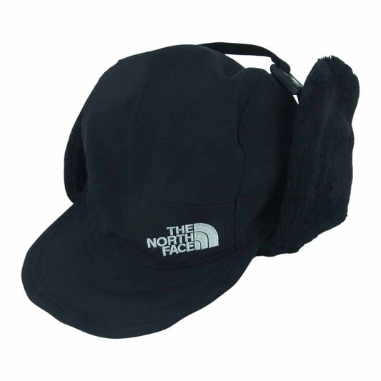 THE NORTH FACE ノースフェイス NN41917 Expedition Cap エクスペディション キャップ ナイロン フリース 帽子 ブラック系 L【中古】