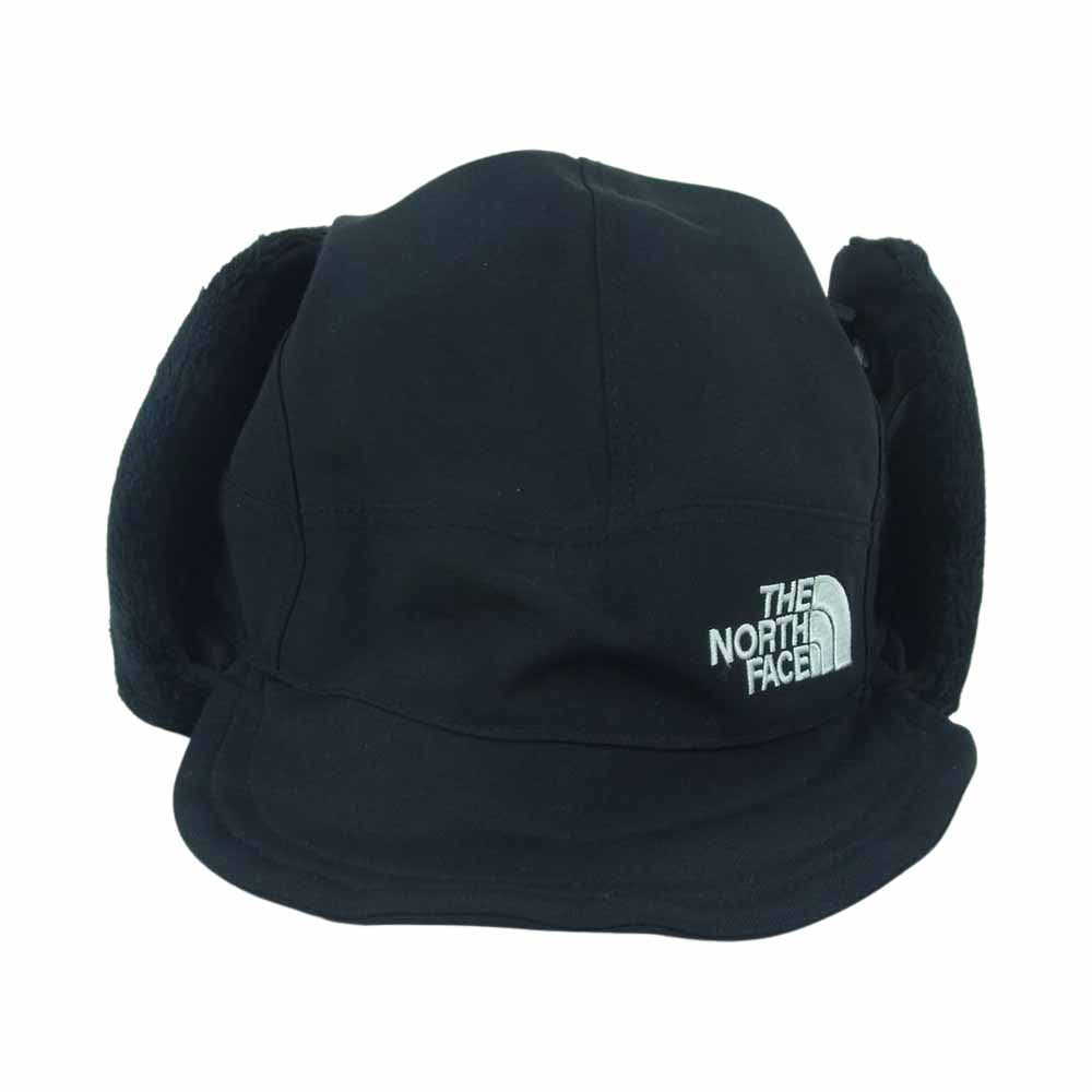 THE NORTH FACE ノースフェイス NN41917 Expedition Cap エクスペディション キャップ ナイロン フリース 帽子 ブラック系 L【中古】