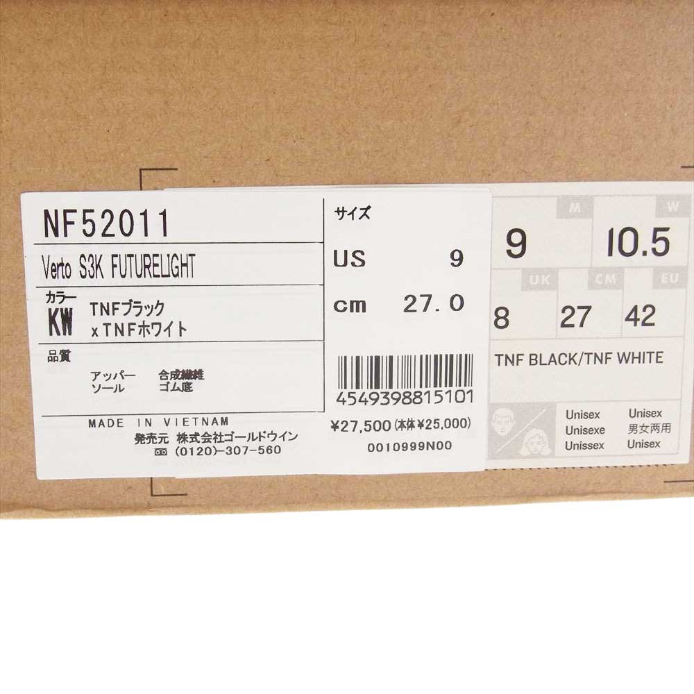 THE NORTH FACE ノースフェイス NF52011 Verto S3K FUTURELIGHT ヴェルト S3K フューチャーライト トレッキング ブーツ ブラック系 27CM【中古】