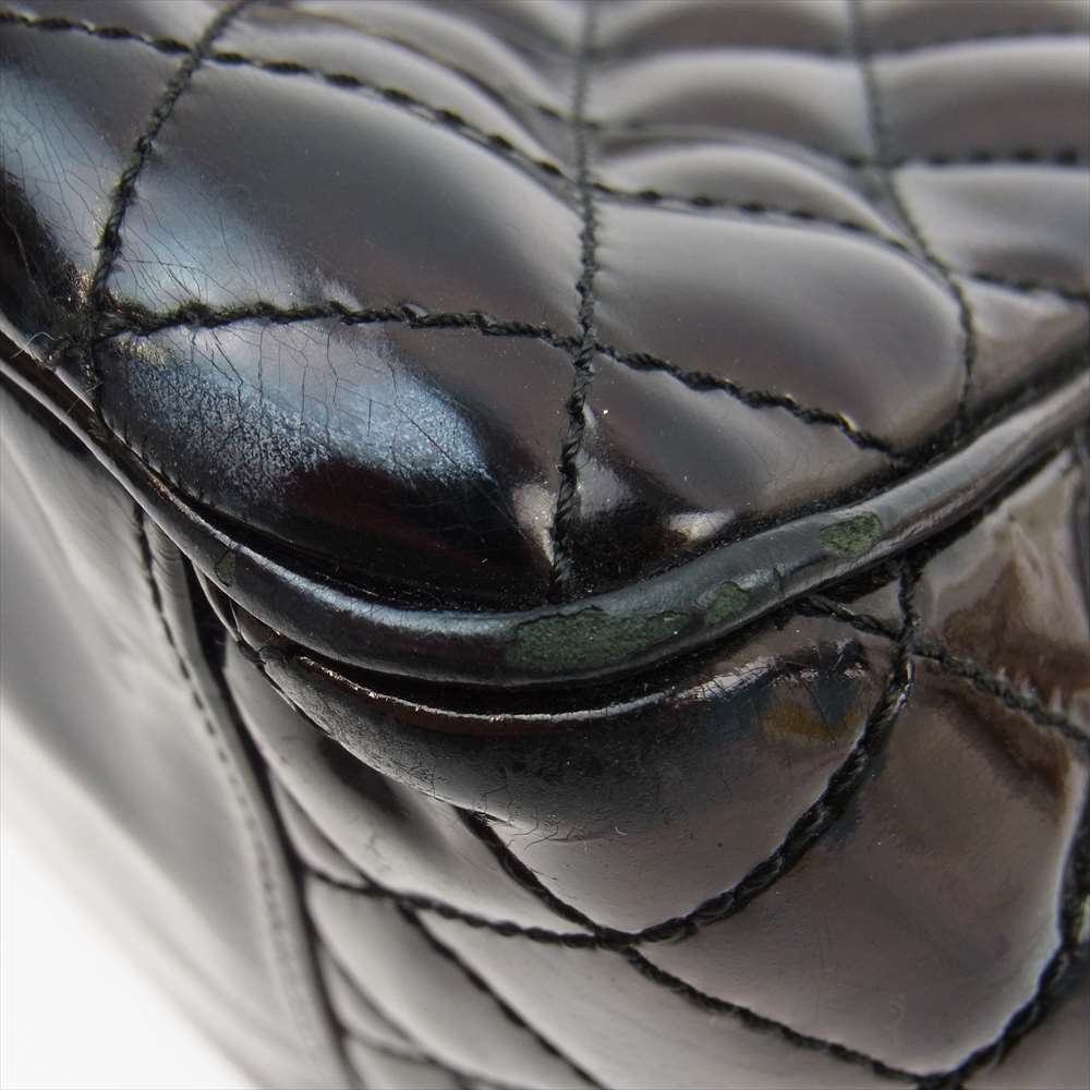 CHANEL シャネル マトラッセ ゴールド金具 12番台 パテント レザー 2WAY ショルダーバッグ【中古】