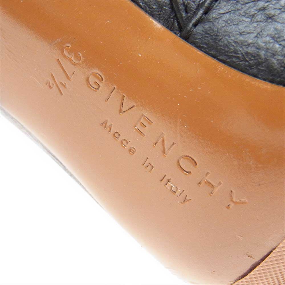 GIVENCHY ジバンシィ ロング 編み上げ ブーツ ブラック系 37.5【中古】