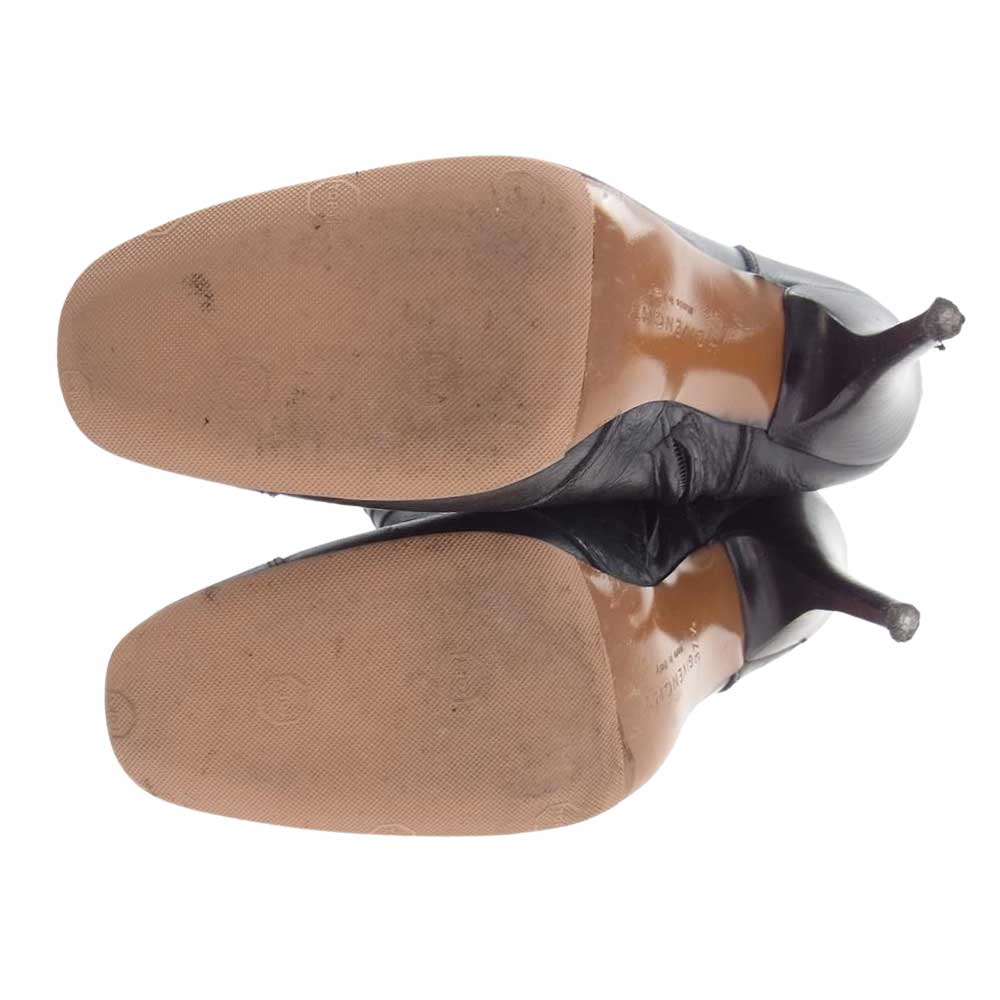 GIVENCHY ジバンシィ ロング 編み上げ ブーツ ブラック系 37.5【中古】