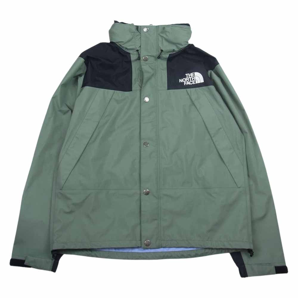 THE NORTH FACE ノースフェイス NP12135 Mountain Raintex Jacket マウンテン レインテックス ジャケット カーキ系 L【中古】