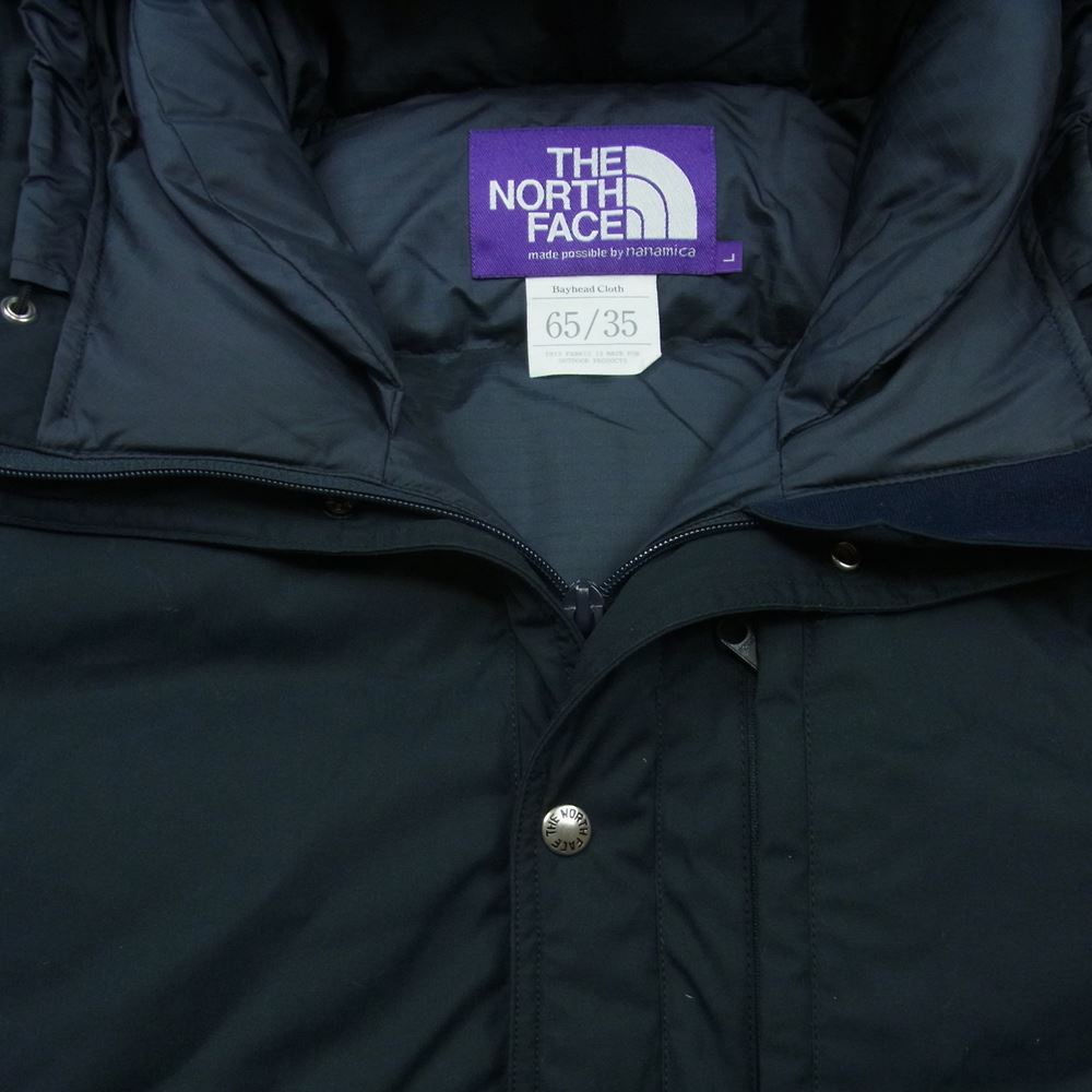 THE NORTH FACE ノースフェイス ND2068N PURPLELABEL パープルレーベル 65/35 Mountain Short Down Parka マウンテン ショート ダウン パーカ ジャケット ダークネイビー系 L【中古】