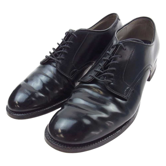 ALDEN オールデン 11AW 53669 WH-K101 × JUNYA WATANABE MAN ジュンヤワタナベマン コードバン プレーントゥ レザー シューズ ブラック系【中古】