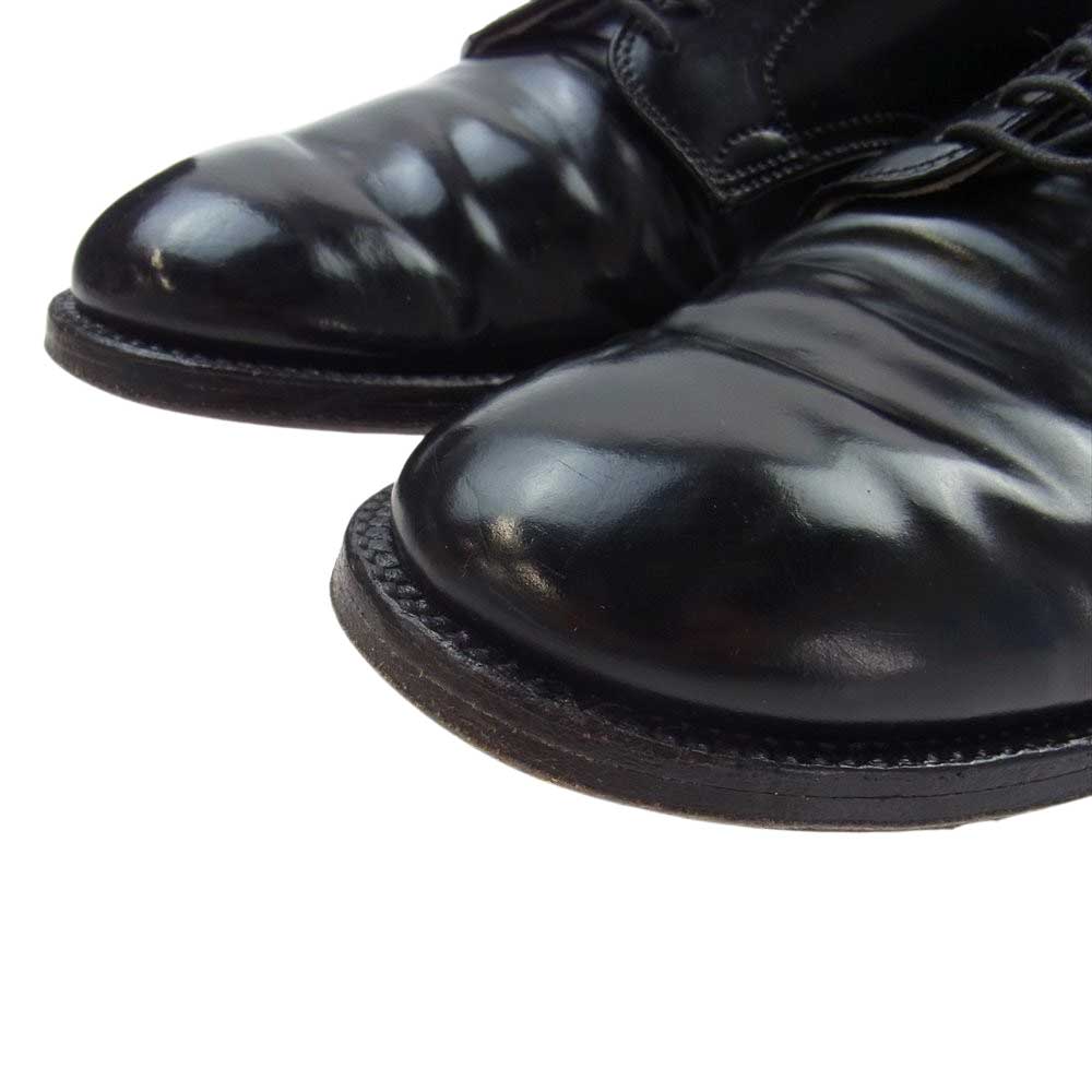 ALDEN オールデン 11AW 53669 WH-K101 × JUNYA WATANABE MAN ジュンヤワタナベマン コードバン プレーントゥ レザー シューズ ブラック系【中古】