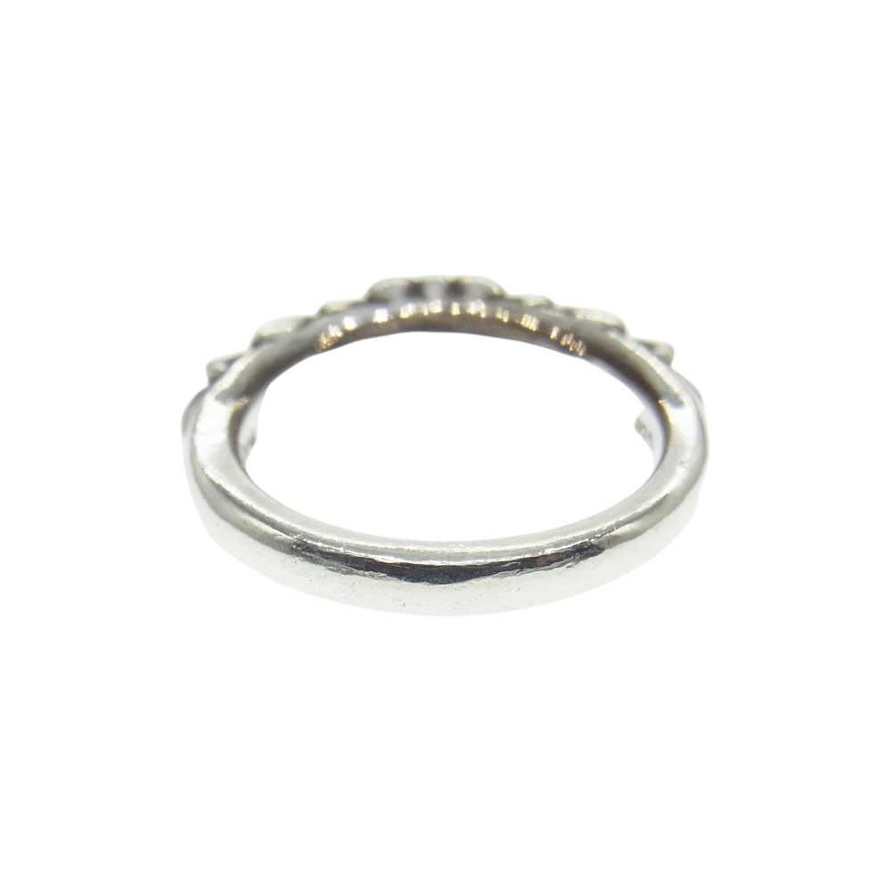 CHROME HEARTS クロムハーツ（原本有） クラシック ベイビー フローラル クロス リング シルバー系 ９号程度【中古】