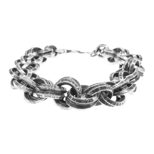 CHROME HEARTS クロムハーツ（原本無） Double B Ring Bracelet ダブル B リング ブレスレット【中古】