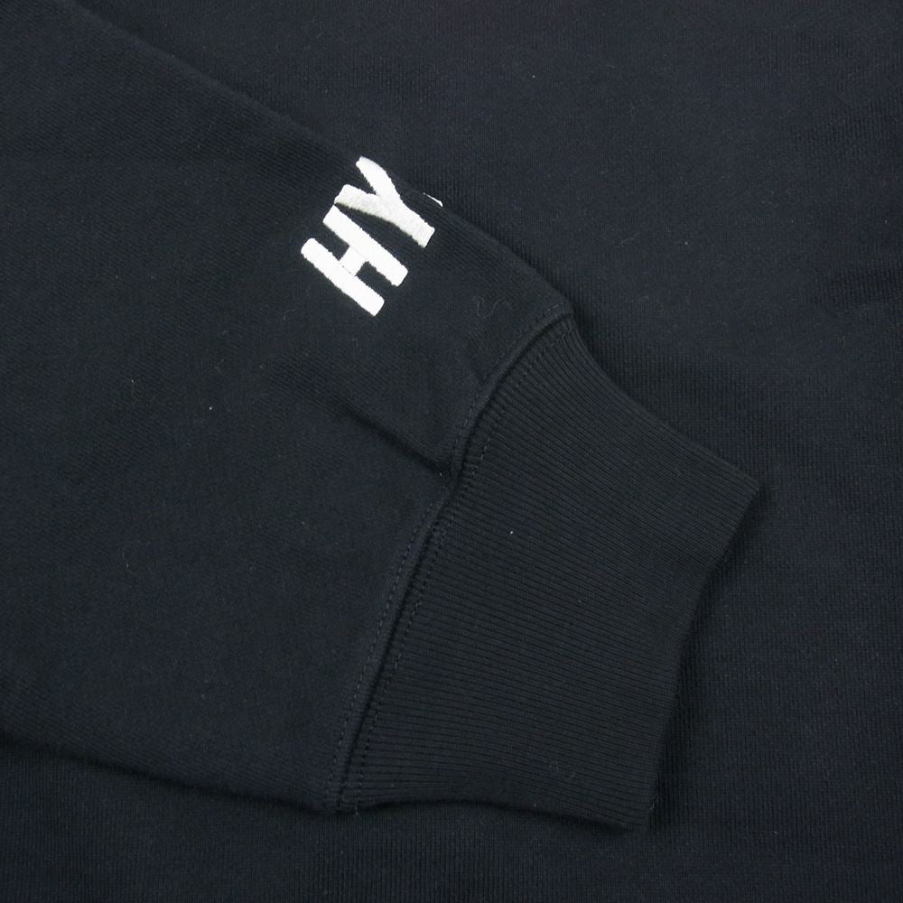 HYSTERIC GLAMOUR ヒステリックグラマー WDS-C-HYS-23-AP-Q1-17 × WIND AND SEA ウィンダンシー CREW NECK SWEAT クルー ネック スウェット ブラック系 M【極上美品】【中古】