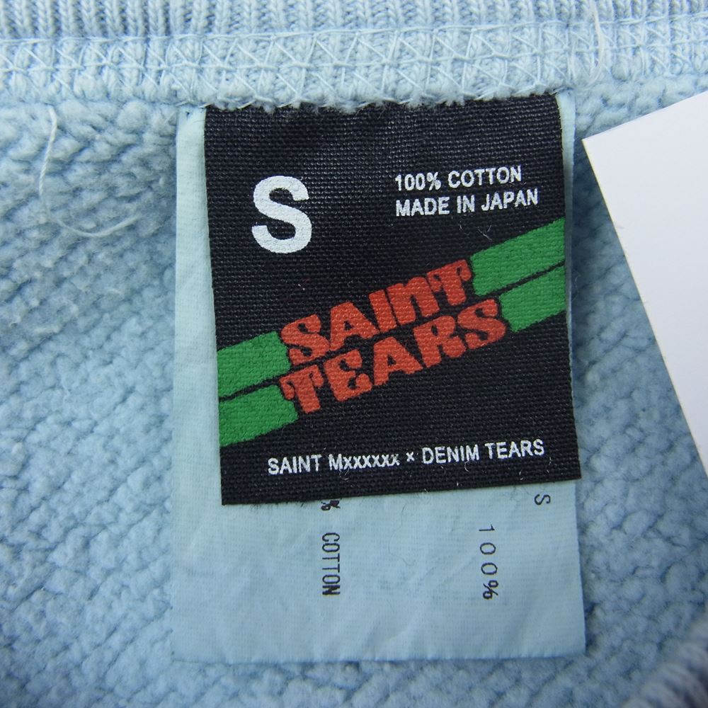 セントマイケル 22AW  DT SWT SHIRT ST クルーネック スウェット ブルー系 S【新古品】【未使用】【中古】