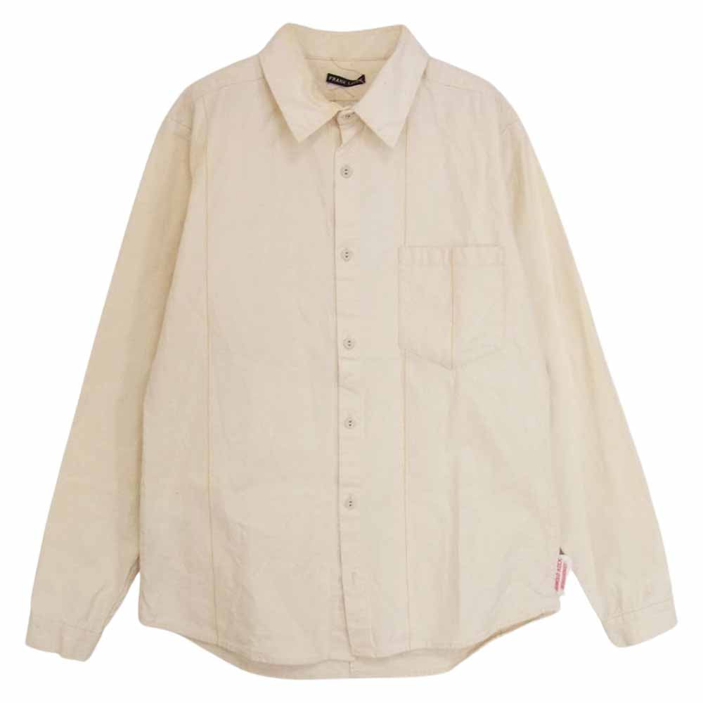 FRANK LEDER フランクリーダー ベッドリネン コットン 長袖 シャツ オフホワイト系 M【中古】
