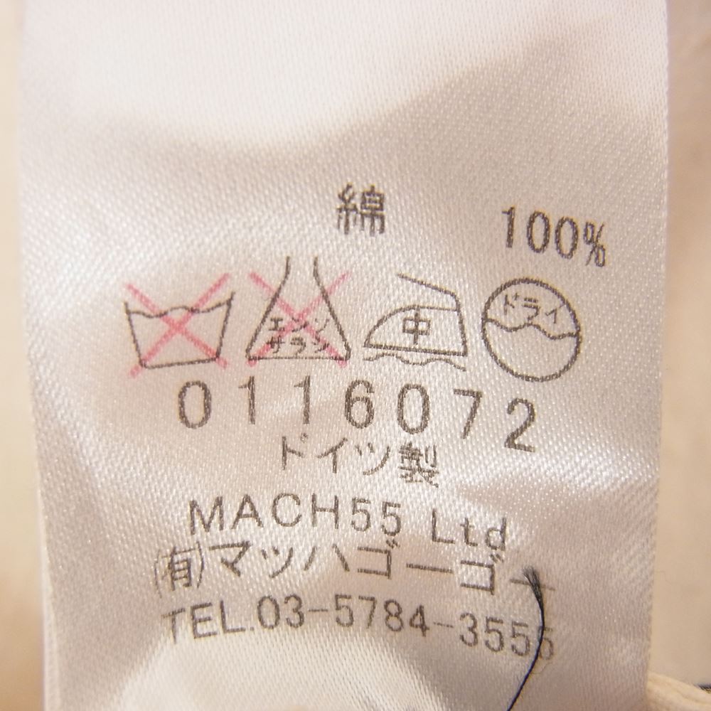 FRANK LEDER フランクリーダー ベッドリネン コットン 長袖 シャツ オフホワイト系 M【中古】