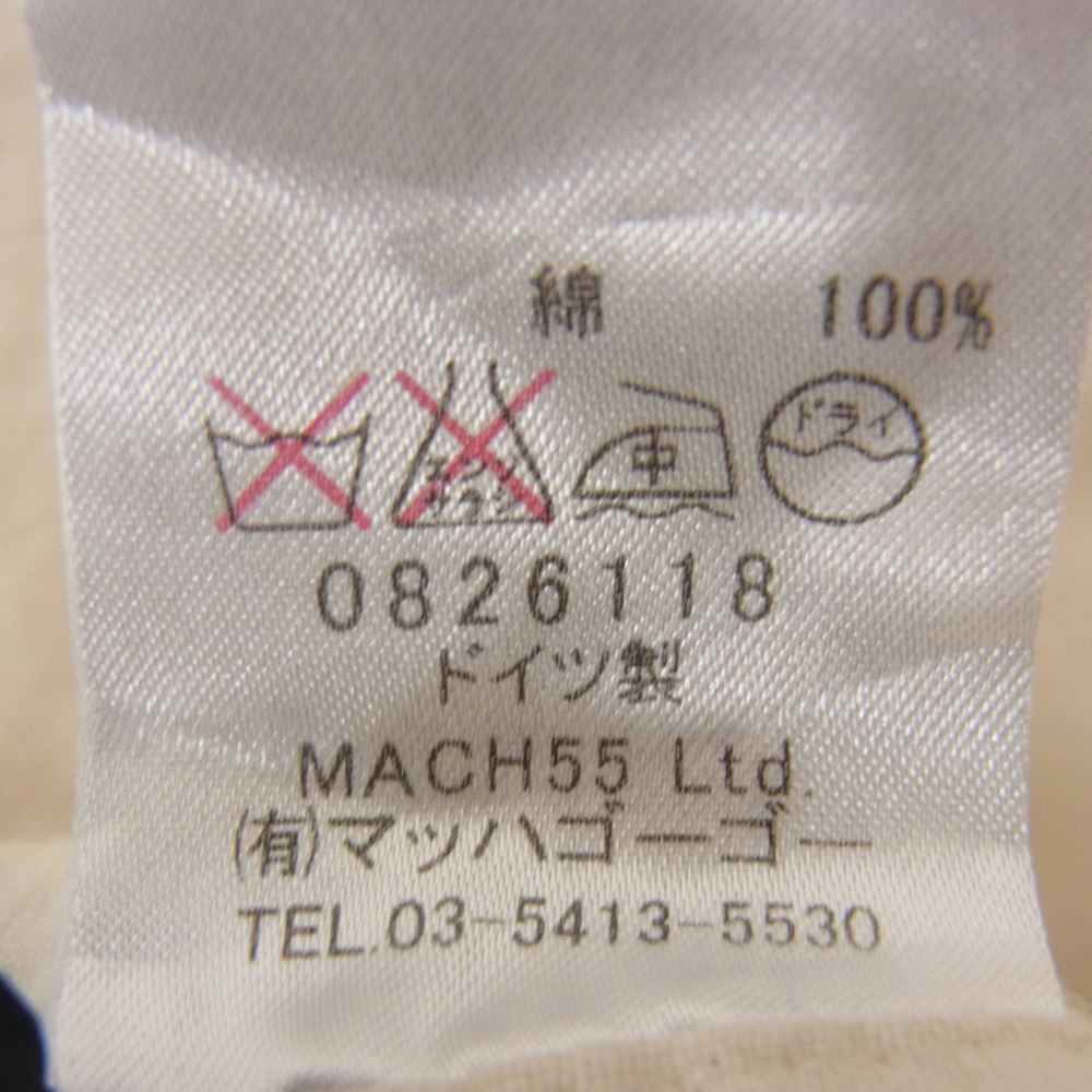 FRANK LEDER フランクリーダー ベッドリネン コットン バンドカラー 長袖 シャツ オフホワイト系 M【中古】