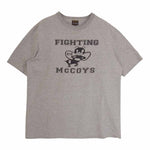 The REAL McCOY'S ザリアルマッコイズ fighting mccoys Tシャツ グレー系 XL【中古】
