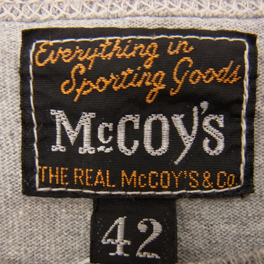 The REAL McCOY'S ザリアルマッコイズ fighting mccoys Tシャツ グレー系 XL【中古】
