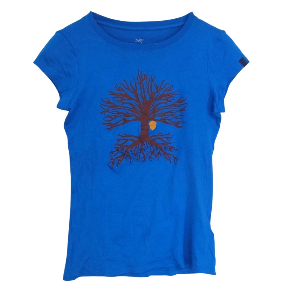 ARC'TERYX アークテリクス レディース プリント Tシャツ ブルー系 XS【中古】