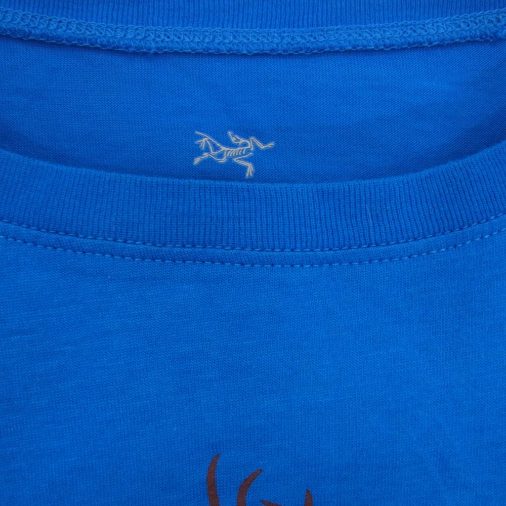 ARC'TERYX アークテリクス レディース プリント Tシャツ ブルー系 XS【中古】