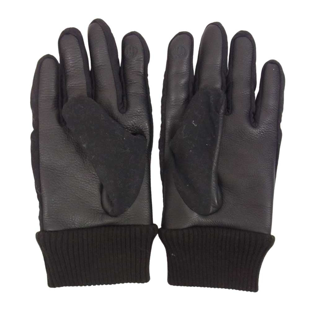 UNDERCOVER アンダーカバー UC2B4G01 eye patch detail padded gloves アイパッチ グローブ 手袋  ブラック系 M【中古】