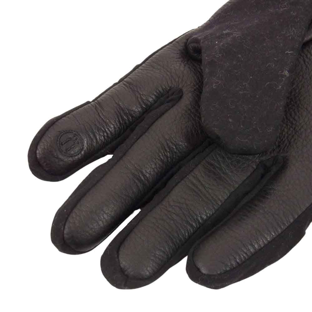 UNDERCOVER アンダーカバー UC2B4G01 eye patch detail padded gloves アイパッチ グローブ 手袋  ブラック系 M【中古】