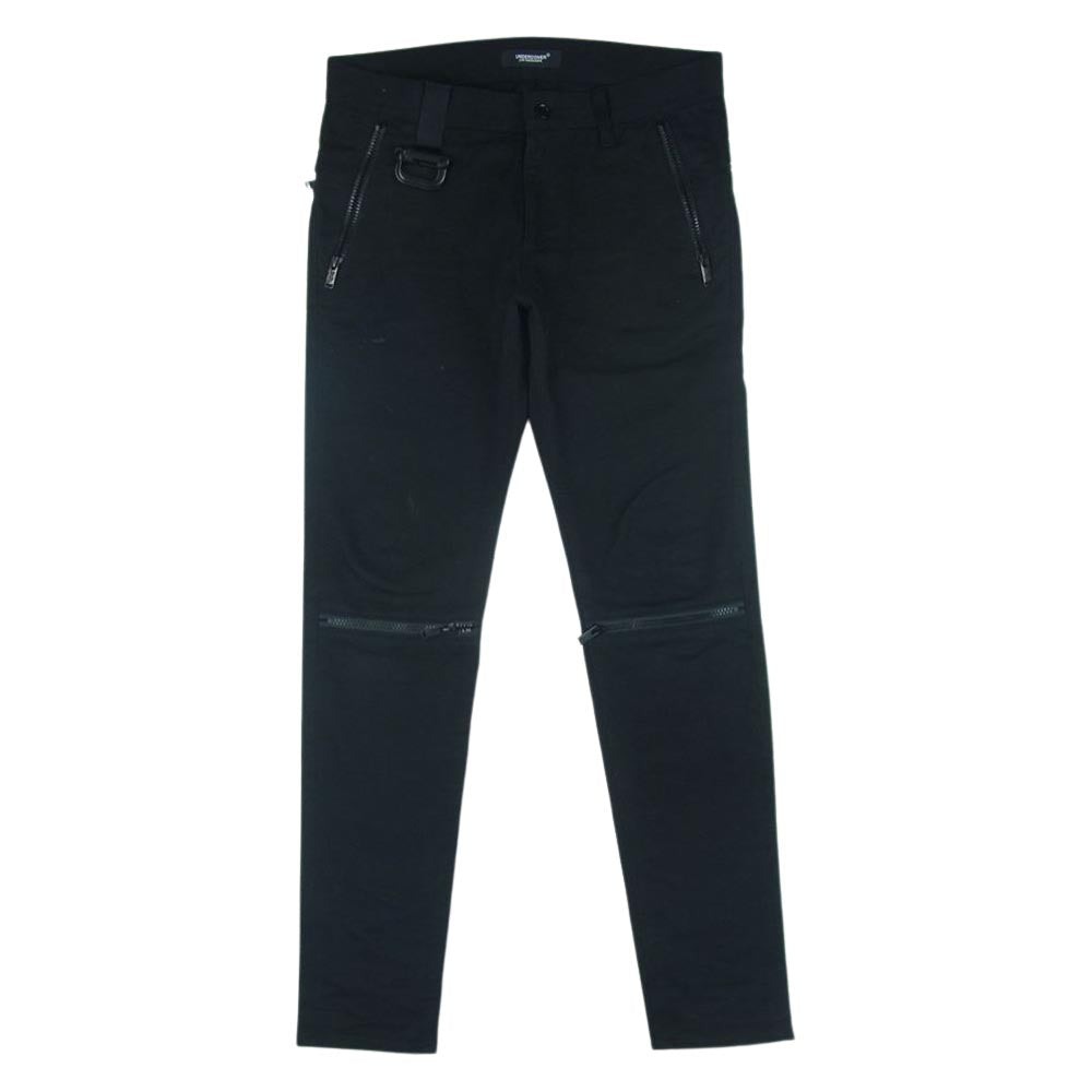 UNDERCOVER アンダーカバー 18SS UCU4503-2 ジップ デザイン デニム パンツ コットン 日本製 ブラック系 1【中古】