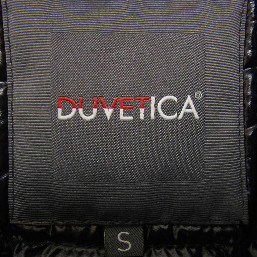 DUVETICA デュベティカ 国内正規品 POLINICE ポリニーチェ 袖レザー ウール  ダウン ジャケット ネイビー系 S【中古】