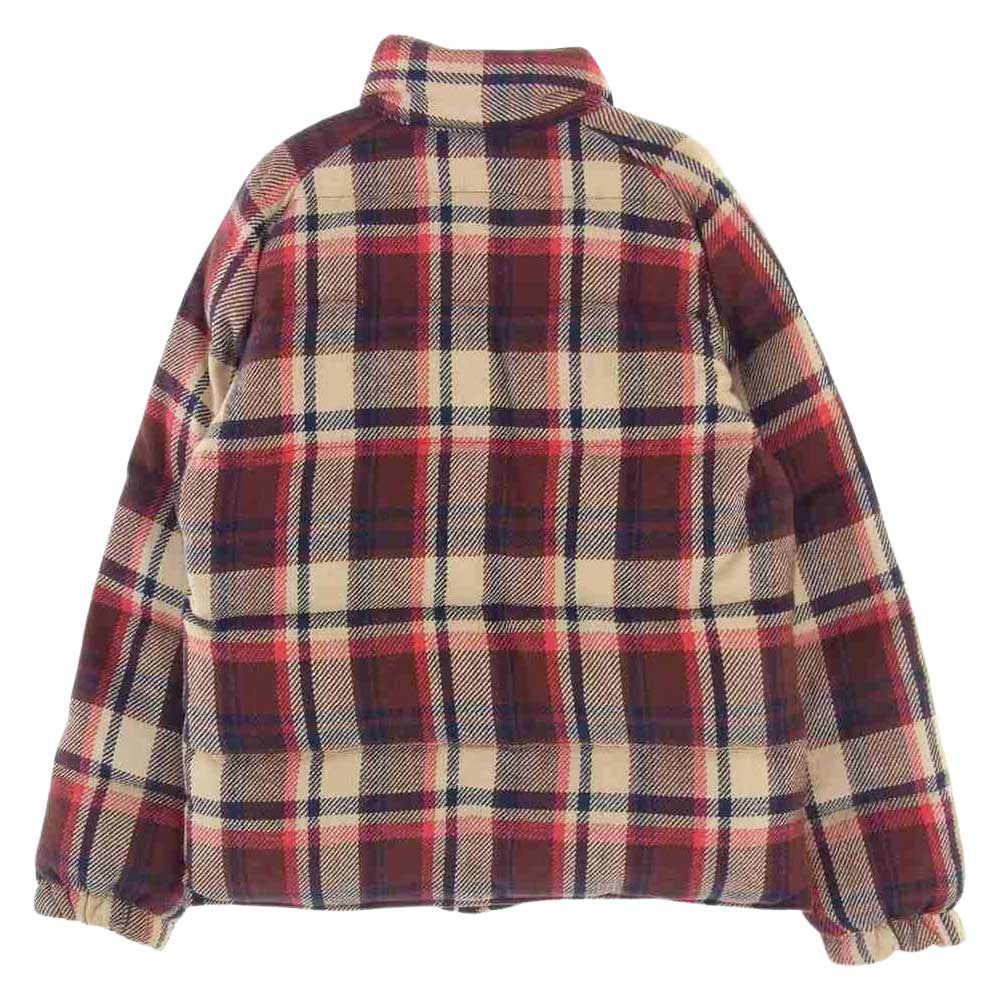A BATHING APE アベイシングエイプ BAPE ベイプ チェック ダウン ジャケット マルチカラー系 S【中古】