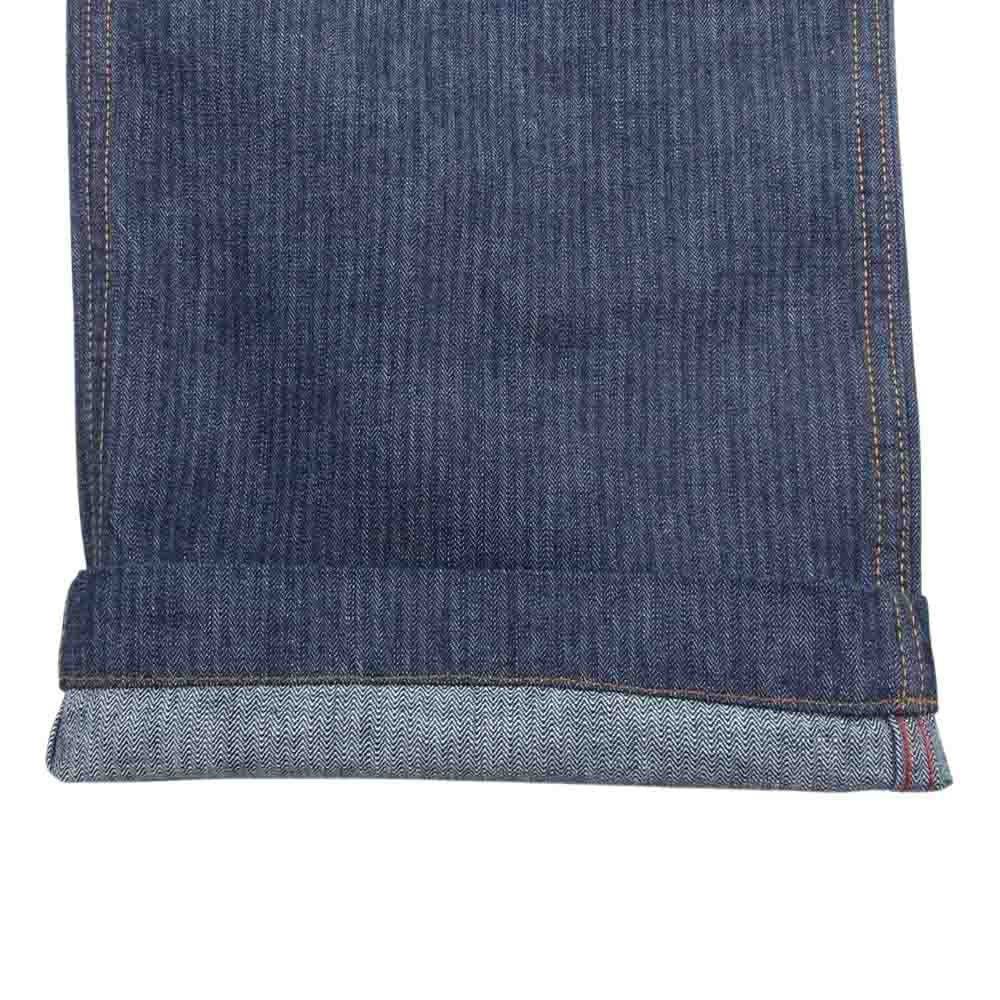 児島ジーンズ FB-002 ヘリンボーン デニム パンツ インディゴブルー系 36【新古品】【未使用】【中古】