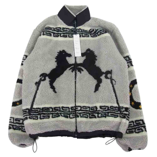 CHALLENGER チャレンジャー CLG-JK 022-008 CLASSIC BOA JACKET クラシック ボア フリース ジャケット ベージュ系 L【新古品】【未使用】【中古】