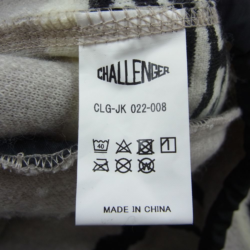 CHALLENGER チャレンジャー CLG-JK 022-008 CLASSIC BOA JACKET クラシック ボア フリース ジャケット ベージュ系 L【新古品】【未使用】【中古】
