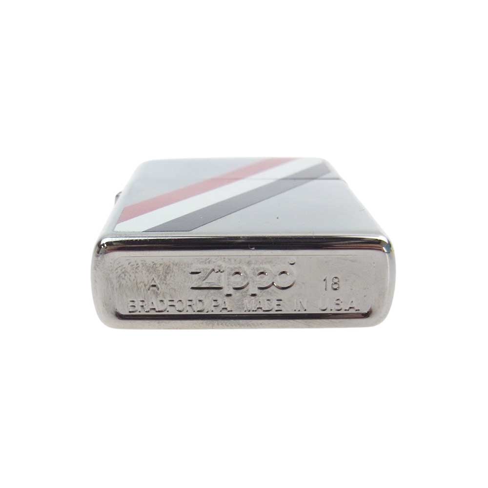トムブラウン ZIPPO ジッポ オイル ライター  シルバー系【美品】【中古】