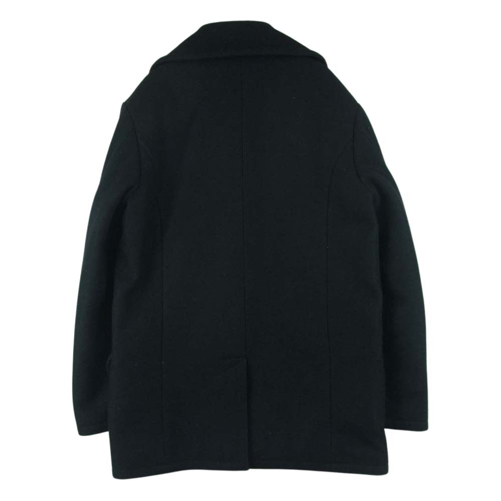 NEIGHBORHOOD ネイバーフッド 16AW 162aqnh-jkm01 P WN COAT メルトン Pコート ピーコート ウール 日本製 ブラック系 S【中古】