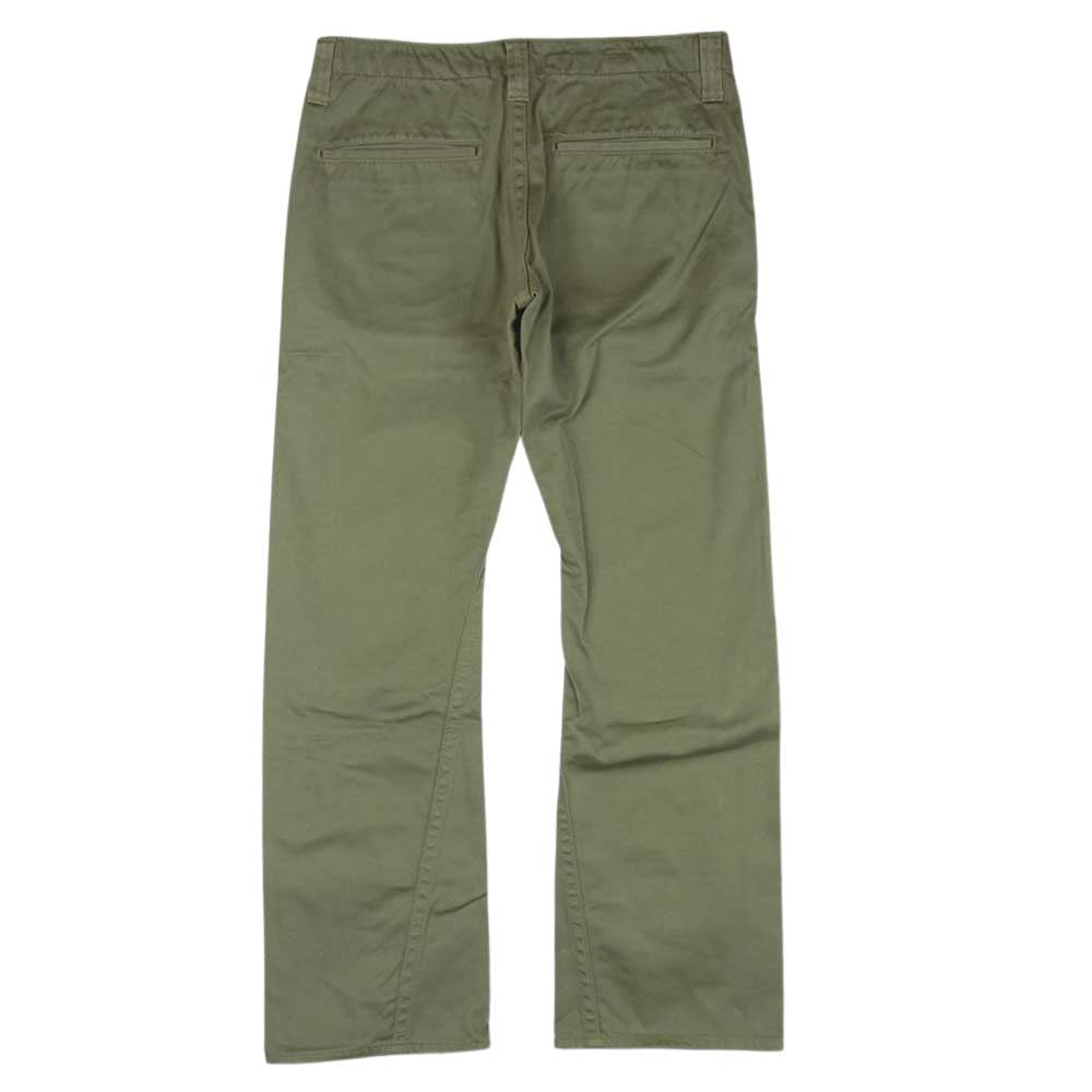 FOB FACTORY エフオービーファクトリー F0242 FUSION TROUSERS フュージョン トラウザー チノ パンツ グレイッシュカーキ系 M【中古】